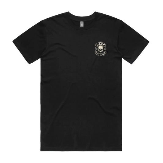 Black front flat lay