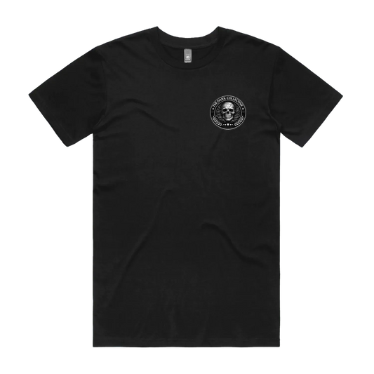 Black front flat lay