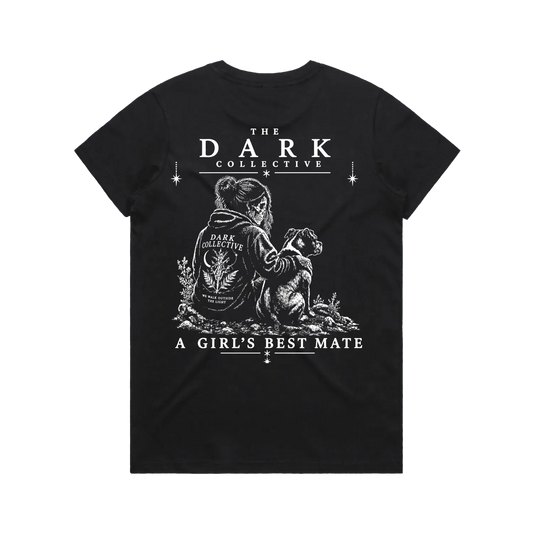 Black back flat lay