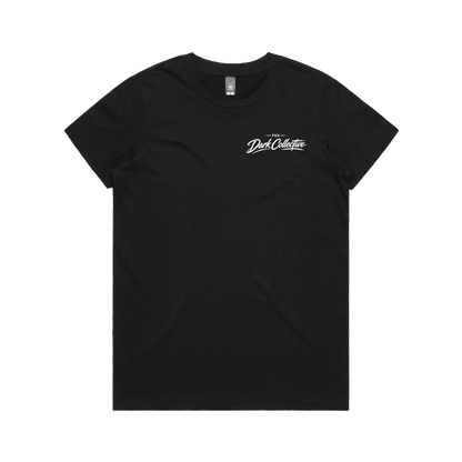 Black front flat lay