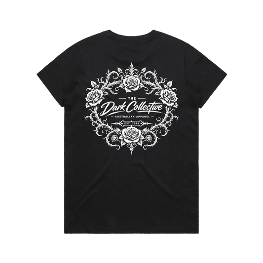 Black back flat lay