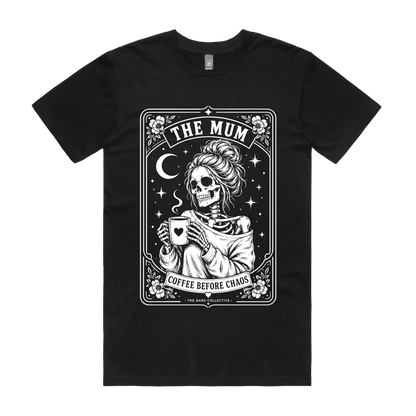 Black front flat lay