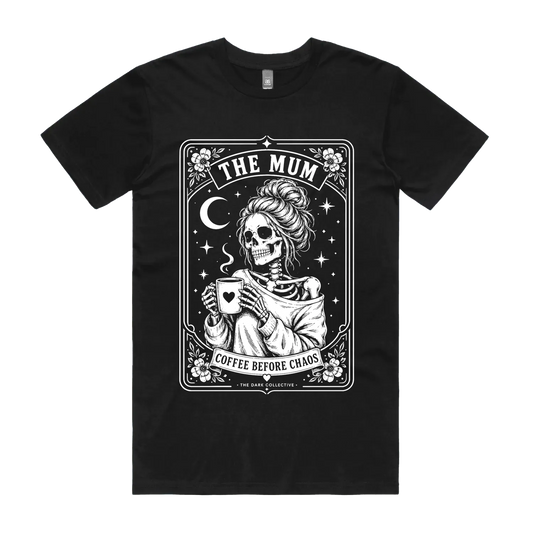 Black front flat lay