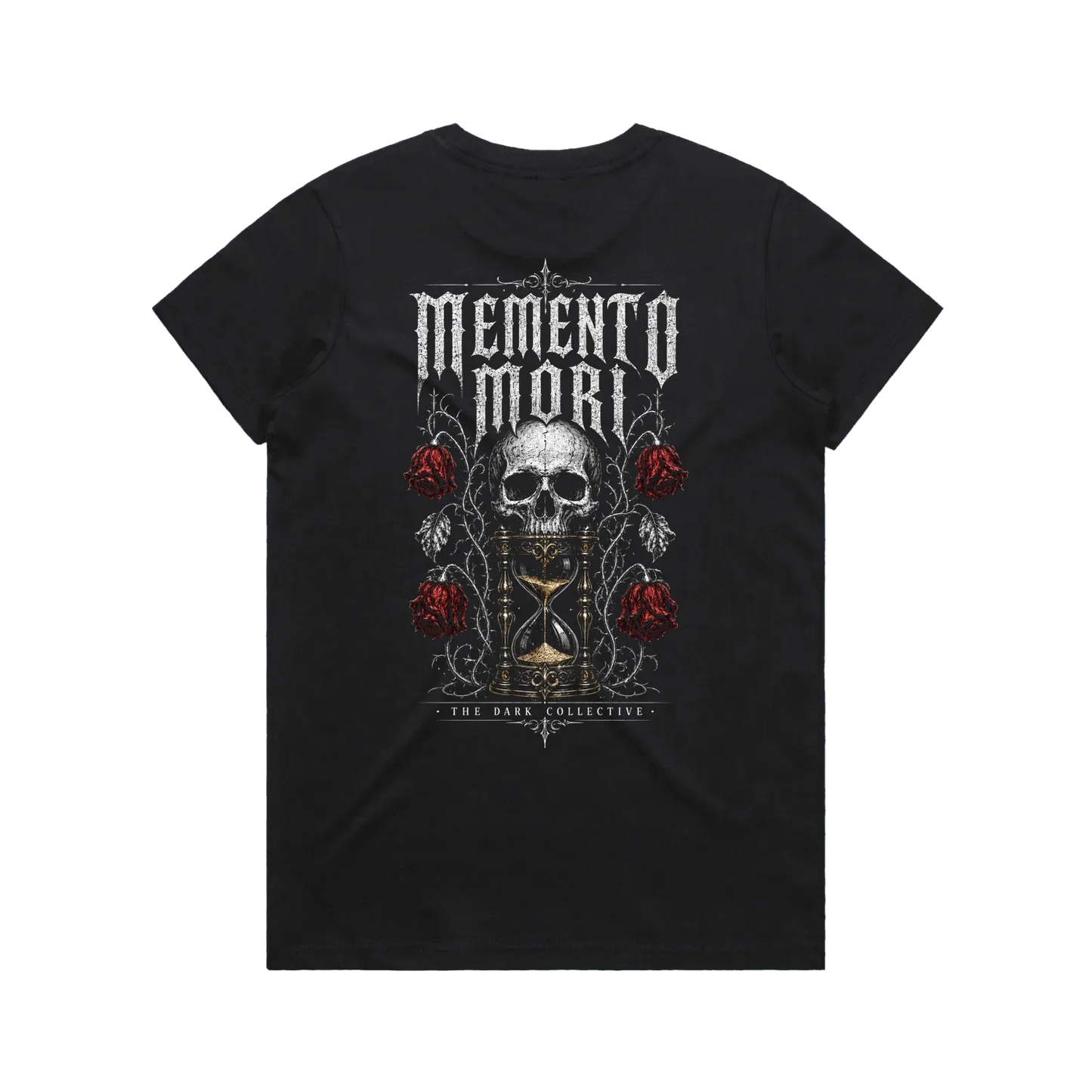 Black back flat lay
