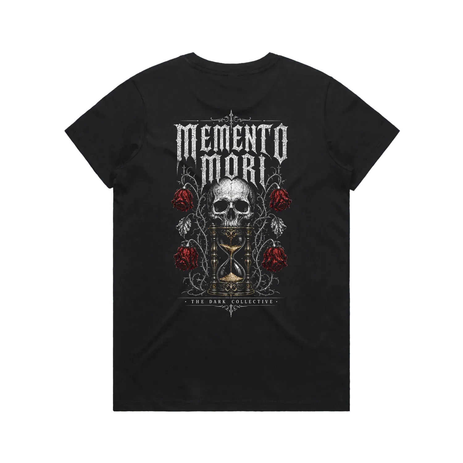 Black back flat lay