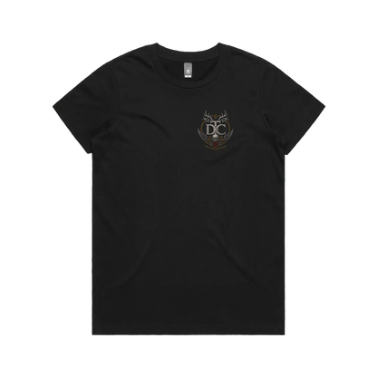 Memento Mori Women’s Gothic Back Print Tee