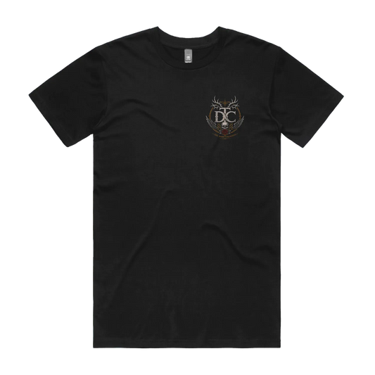 Tempus Fugit Gothic Back Print Tee