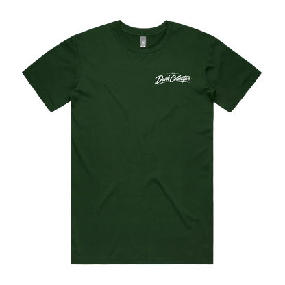 Forest Green front flat lay