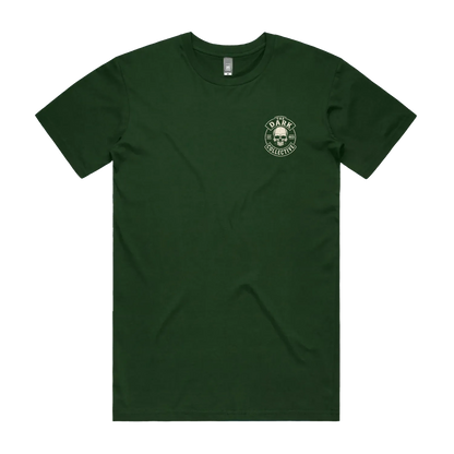 Forest Green front flat lay