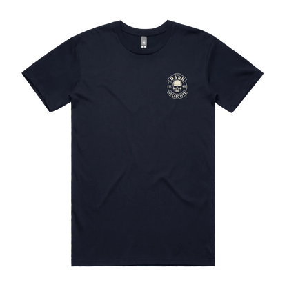 Navy front flat lay