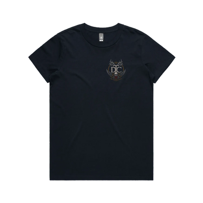 Memento Mori Women’s Gothic Back Print Tee