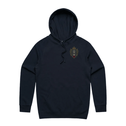 Embrace the Shadow Crest Hoodie