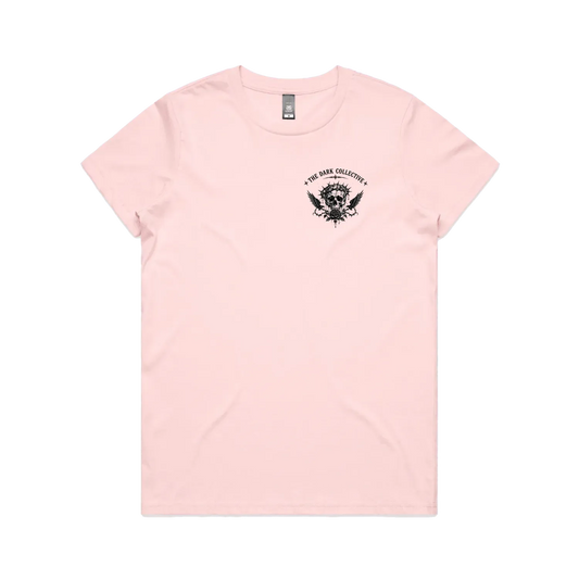 Pink front flat lay