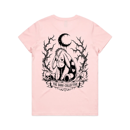 Pink back flat lay